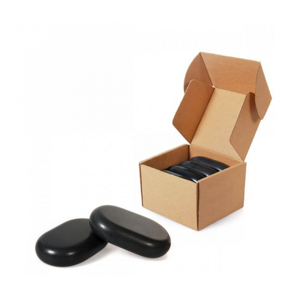 Hot Stone 4pcs ηφαιστειακές θεραπευτικές πέτρες βασάλτη